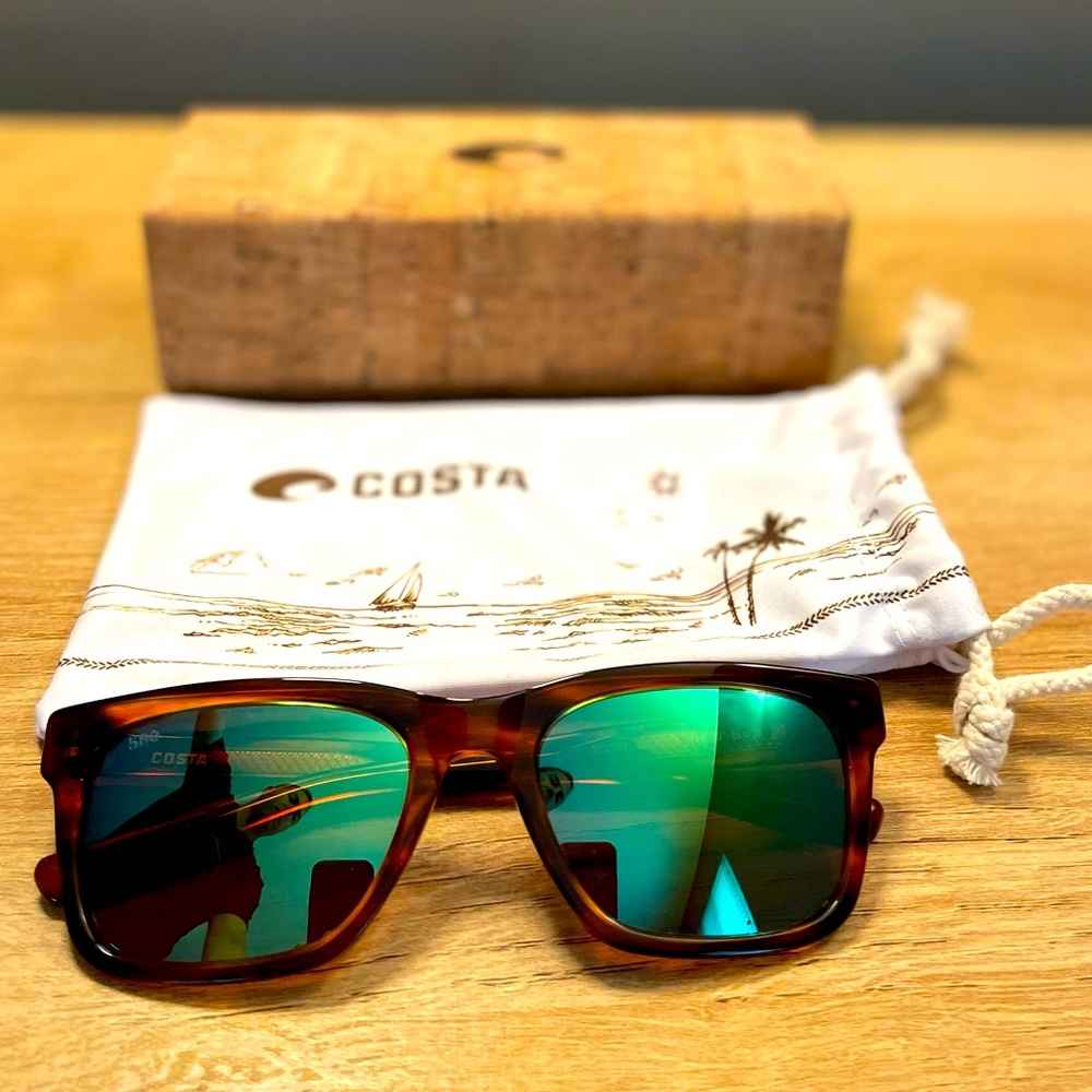Costa Del Mar Tybee Mens Sunglasses. Tortoise